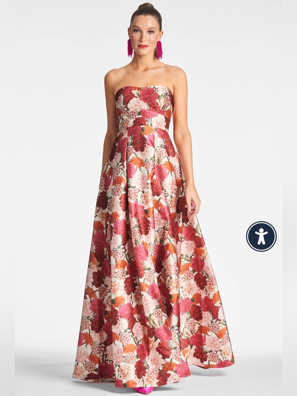 Sachin + Babi Giovanna Gown - Multi Fiore